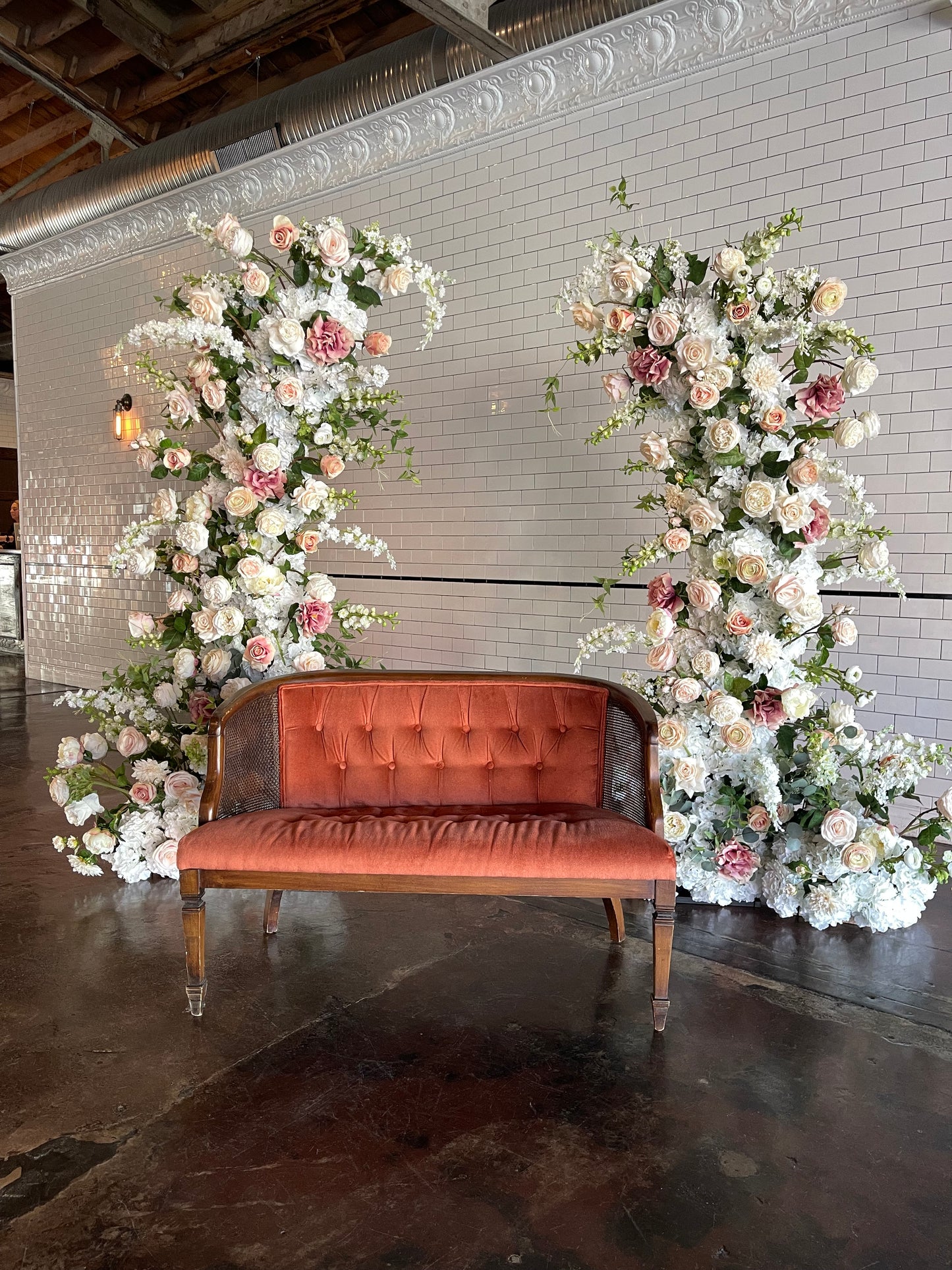 Blush Garden Pillars